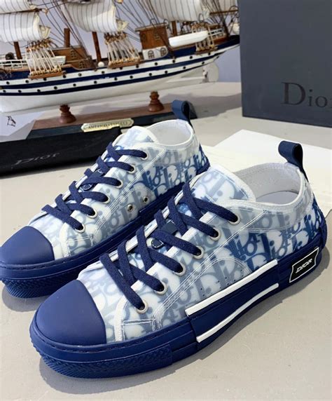 blue low top dior sneakers|b23 oblique low top sneaker.